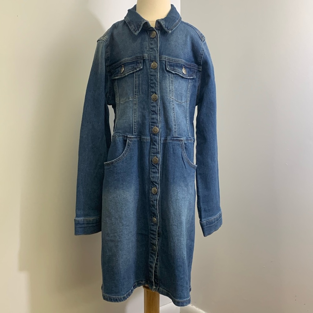 KidPik denim dress size 14 girls